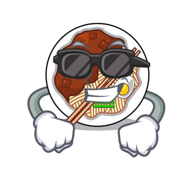 Bir karikatür şeklinde Süper serin jajangmyeon