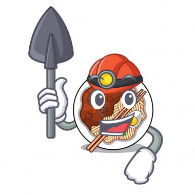 Madenci jajangmyeon maskot kase yerleştirilir