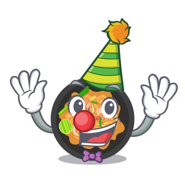 Palyaço pat tay maskot plaka