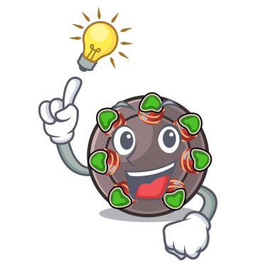 Bir çizgi film şeklinde bir fikir escargot var