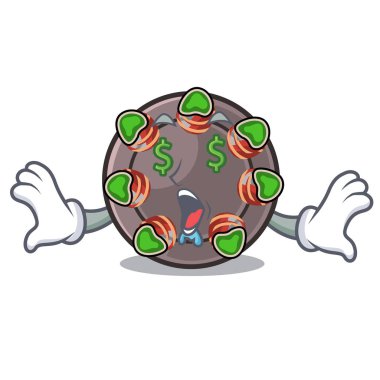 Bir karikatür şeklinde Para göz escargot