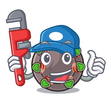 Bir karikatür şeklinde Tesisatçı escargot