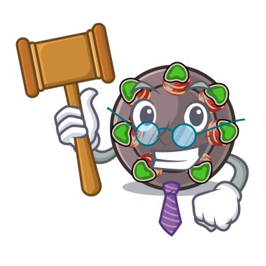 Bir karikatür şeklinde Yargıç escargot