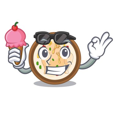 Dondurmalı samgyetang ve maskot.