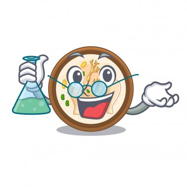 Profesör samgyetang maskot ile izole