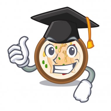 Mezuniyet samgyetang maskot ile izole