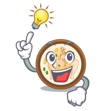 Bir çizgi film plakası bir fikir samgyetang var