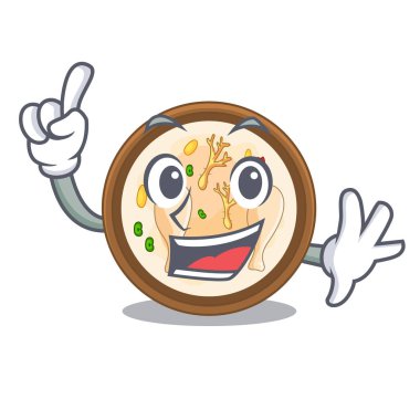 Bir karikatür plaka parmak samgyetang