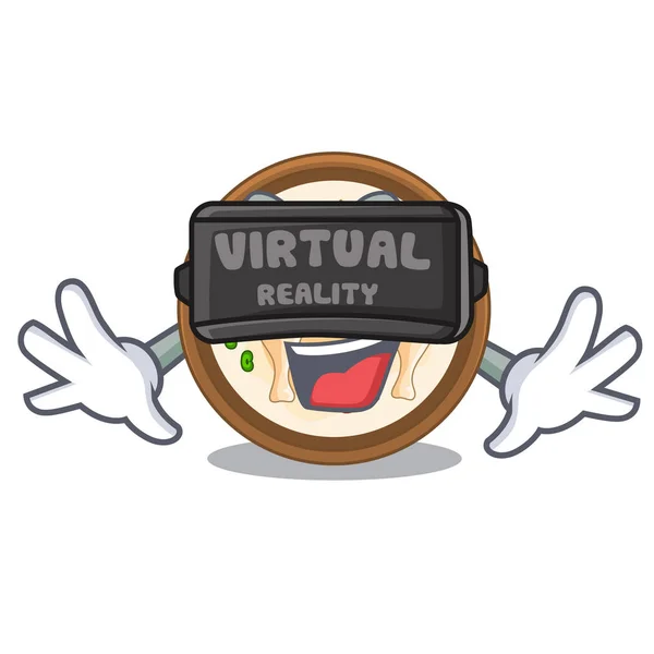 Virtual-Reality-Samgyetang in der Form eines Charakters — Stockvektor