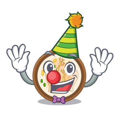 Bir karikatür plaka palyaço samgyetang