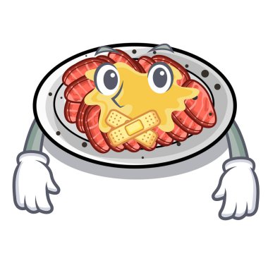 Bir karakter şeklinde sessiz carpaccio