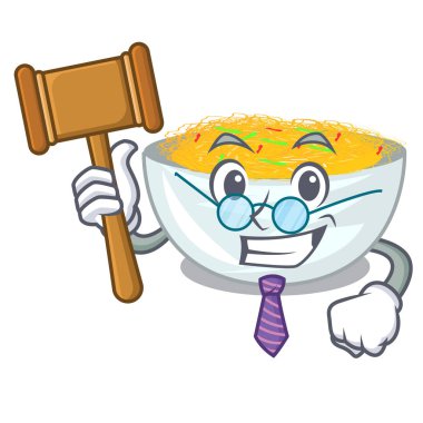 Maskot şeklinde Yargıç kızarmış erişte