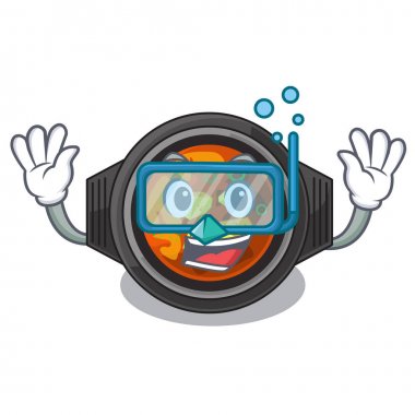 Dalış kimchi tighe karakter izole