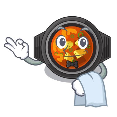 Garson kimchi tighe karikatür şeklinde