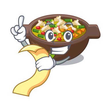 With menu fried minestrone in the cup character