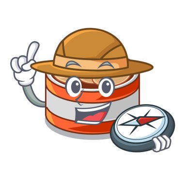 Karikatür şeklinde Explorer konserve ton balığı