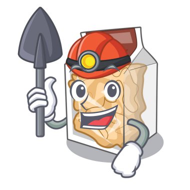 Maskot şeklinde madenci domuz kabukları