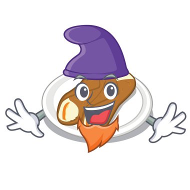Elf cannoli maskot plaka üzerinde servis edilir