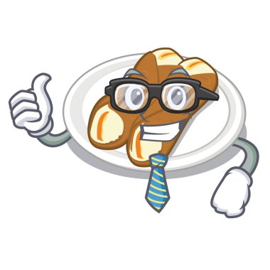 Bir karikatür kavanozda işadamı cannoli