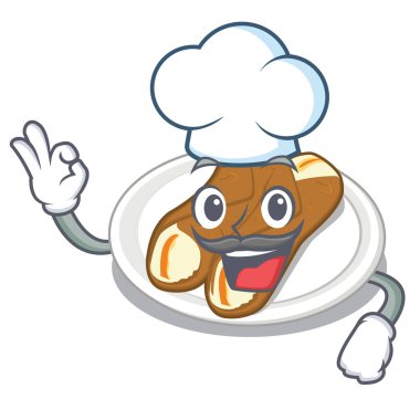 Bir karikatür kavanozda Şef cannoli