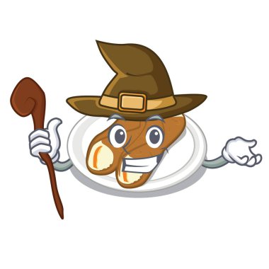 Witch cannoli isolated with in the character