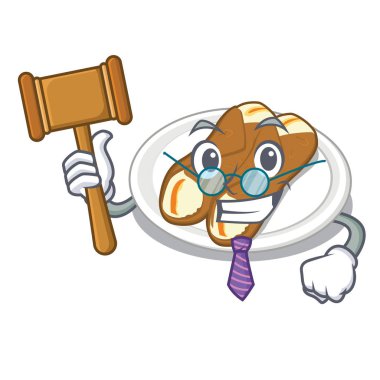 Bir karikatür şeklinde Yargıç cannoli