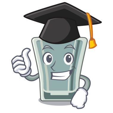 Karikatür şeklinde Mezuniyet çekim cam