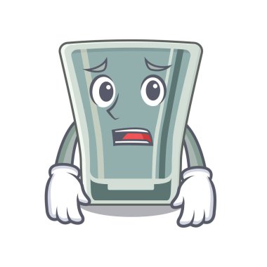 Buzdolabında korkmuş shot cam karakteri