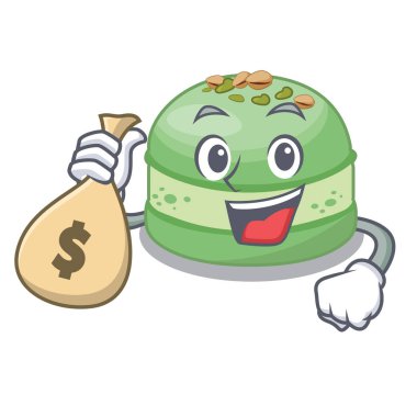 Para çantası fıstıklı kek ile uçan daire çizgi filminde