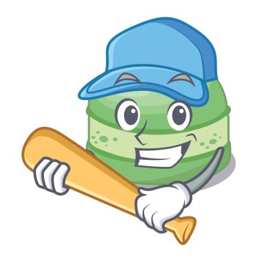 Tabak karikatür beyzbol antep fıstığı kek oynamak