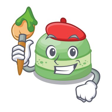 Tabak karikatür sanatçı antep fıstığı kek