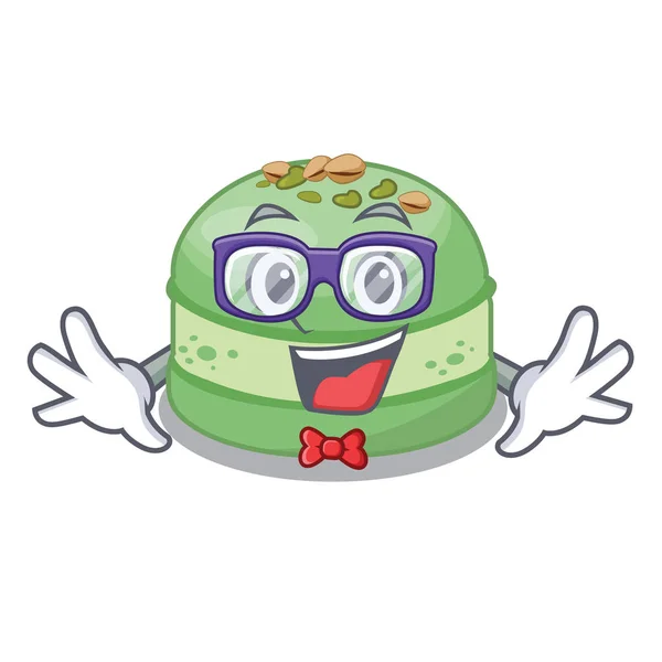 Kue Geek pistachio di kulkas kartun - Stok Vektor