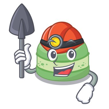 Miner fıstık kek karakteri izole