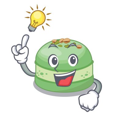 Maskot şeklinde bir fikir antep fıstığı kek var