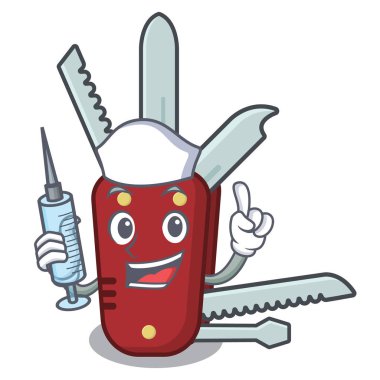 Bir karakter şeklinde Hemşire penknife