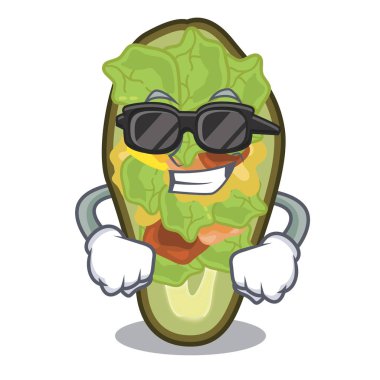 Süper serin avokado karikatür kase servis dolması