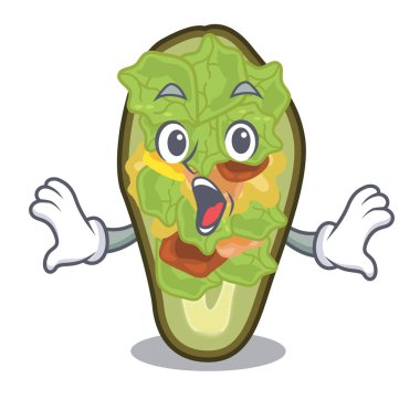 Bir karakter panosunda sürpriz doldurulmuş avokado