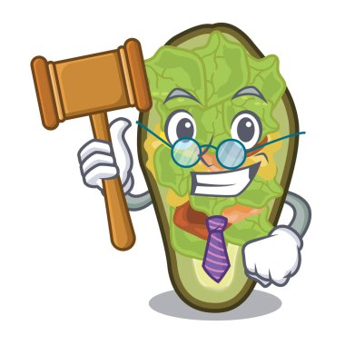 Yargıç maskot şeklinde avokado doldurulmuş