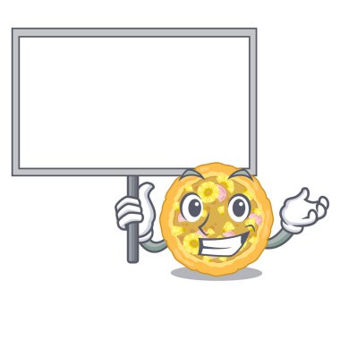 Karakter izole kurulu hawaiipizza getirin