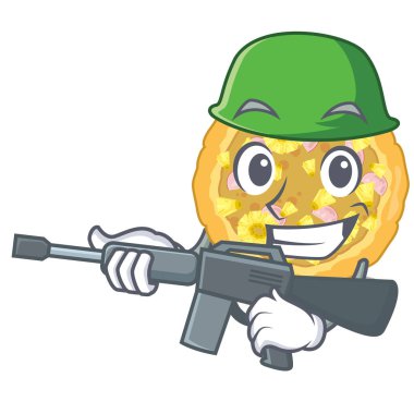 Ordu hawaii pizza karakteri izole