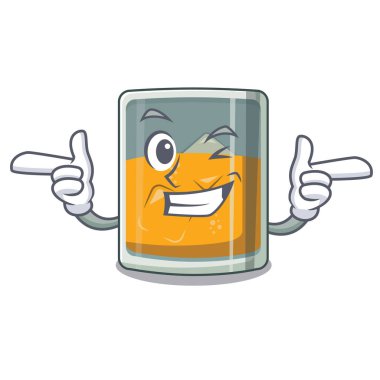 Göz kırpan viski karakterde yer alır