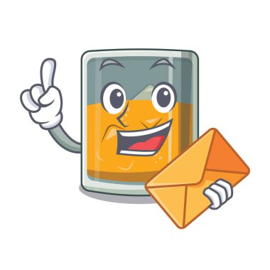 Karakterde viskili bir zarf.