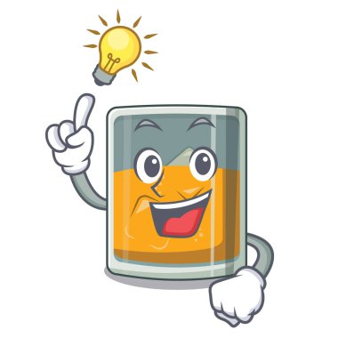 Bir maskot şeklinde bir fikir viski var