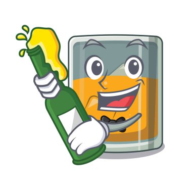 Bira viskisi maskot şeklinde.