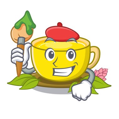 Sanatçı zerdeçal çayı karakteri izole