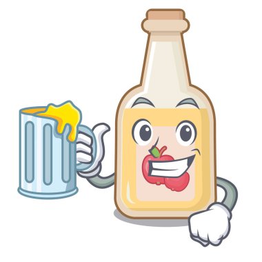 Karakter şeklinde elma suyu ile