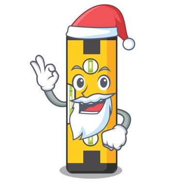 Bir karikatür çantası Santa ruh seviyesi