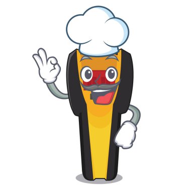 Karikatür şeklinde Şef damızlık bulucu