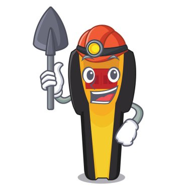 Maskot dolabında madenci damızlık arkadaşlar