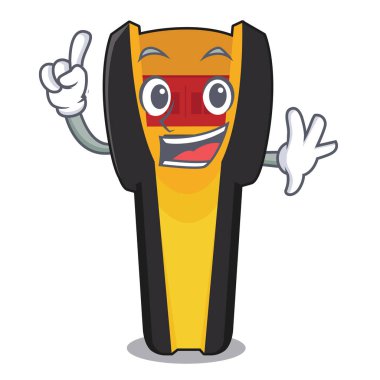 Ahşap karikatür masa nın üzerinde parmak damızlık arkadaşlar